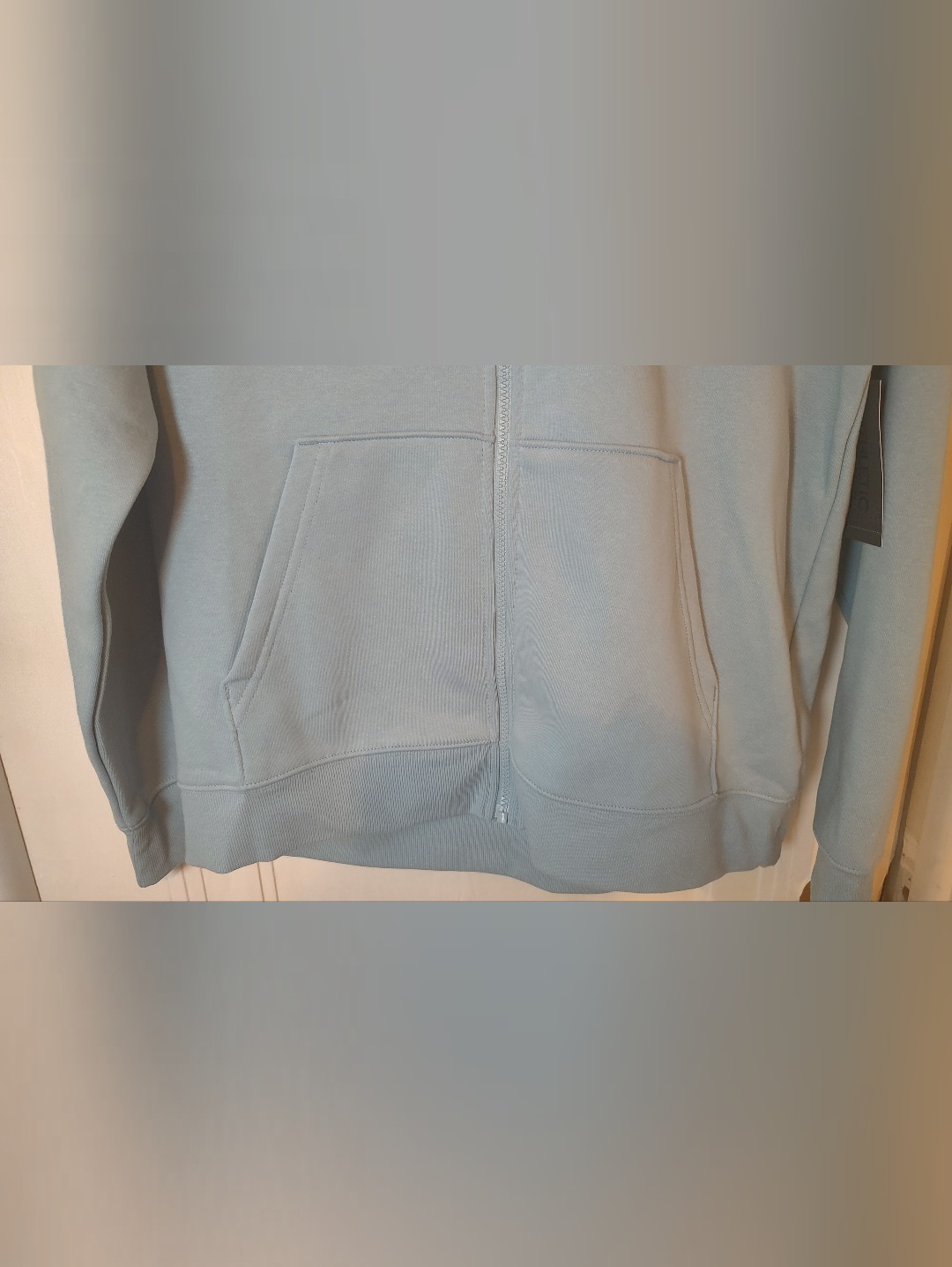 Athletic Works Men's Size L Zip Up Fleece Hoodie Sweatshirt Blue Presence Nwt — image 3 of 8